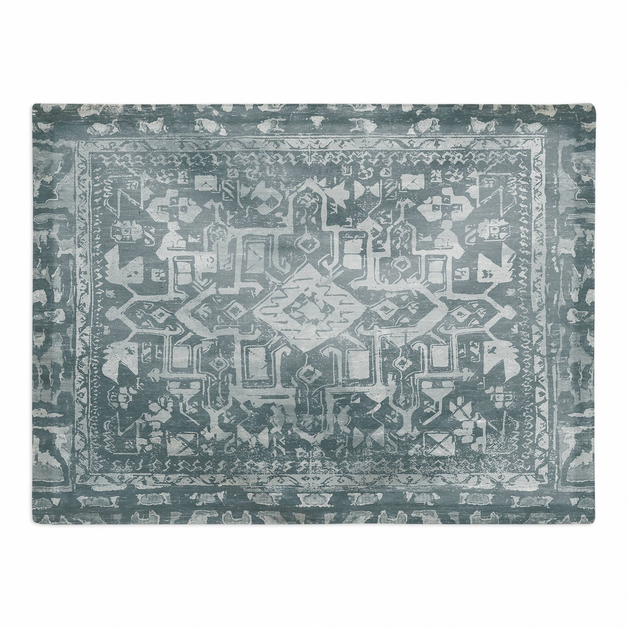 18" Navy Vintage Poly Twill Placemat